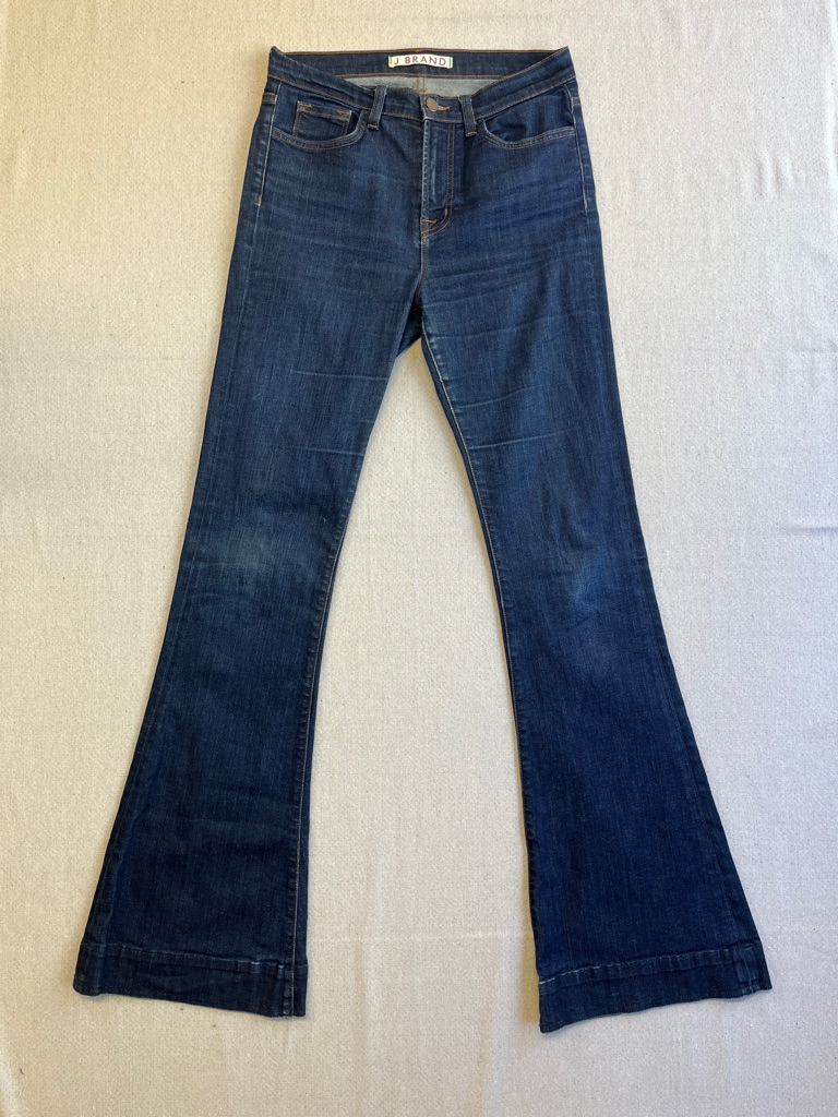 J Brand Jeans Size 27 Dark Wash Bootcut Mid Rise Stretch Denim